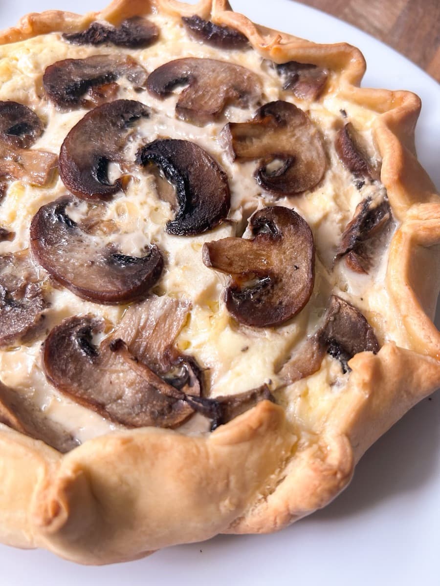 Mushroom Quiche