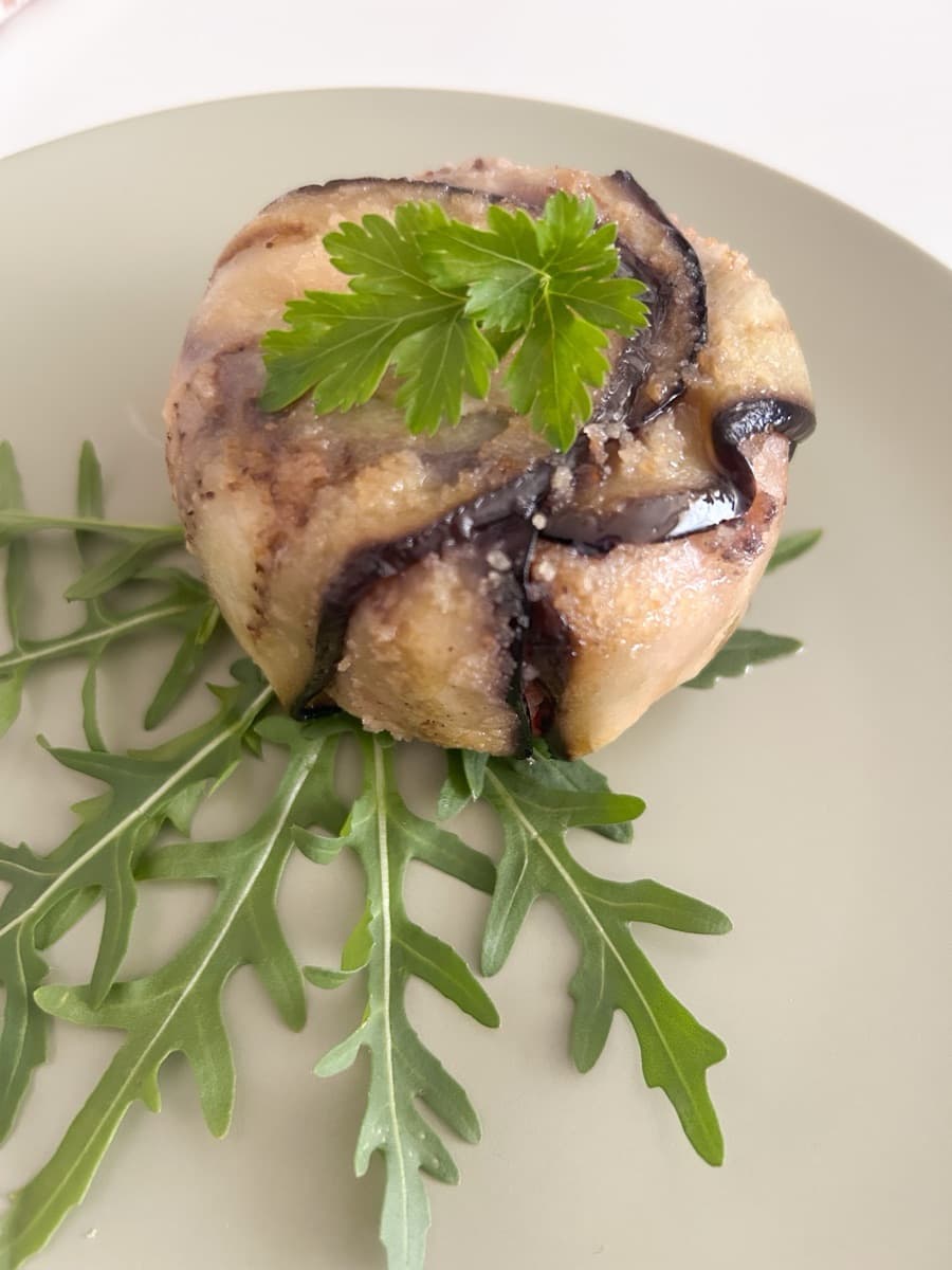 Eggplant Rice Timbale